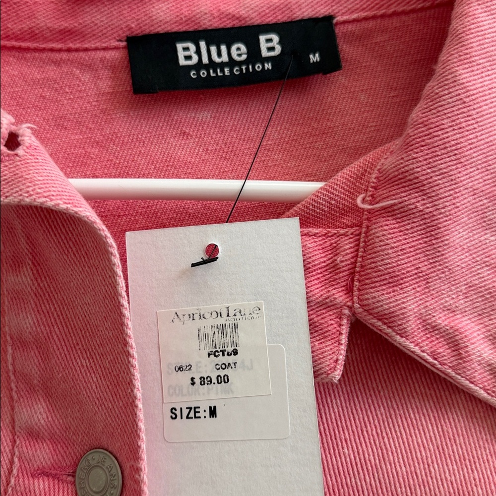 Pink denim jacket - Picture 2 of 3
